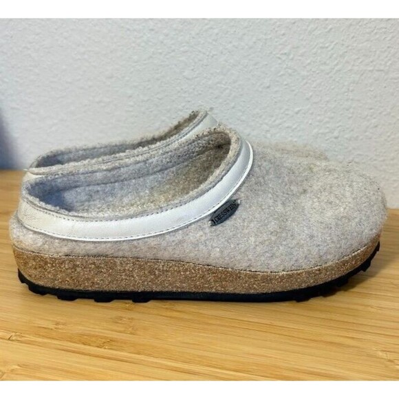 Giesswein Shoes - Giesswein Chamerau Wool Clog Slipper Women’s 36 US 5 Beige Oatmeal Slip On